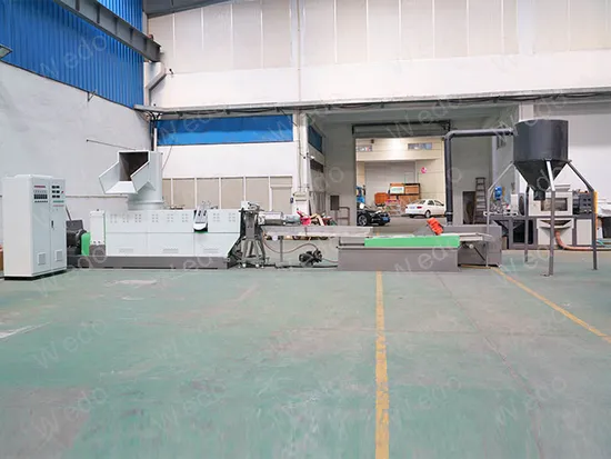 Waste Plastic Crushed Washing Recycling Pelletizer, PP PE HDPE LDPE Llldpe Film Bag Granulating Melt Plastify Recycle Pelletizing Machine