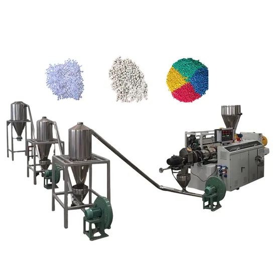 PVC Pelletizing Line/Hot Cutting Pelletizing Machine/PVC Compound Granules Production Line