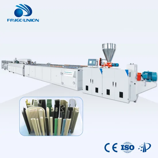 PVC WPC Profile Board Extruder Wood Plastic Composite Windows Door Frame Decking Wall Panel Floors Fence Sealing Strip PC Hollow Sheet Extrusion Making Machine