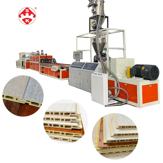 WPC PVC Panel Machine Clading Roofing Wall Panel PVC Ceiling Panel Hollow Decoration Panel Profile Extrusion Making Extruder Machine