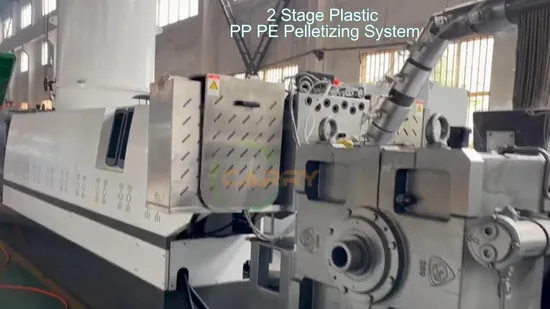 Waste PP PE Pellets Making Plant Plastic HDPE LDPE Scrap Recycling Pelletizing Production Line ABS Pelletizer PET Granulating Granulator PVC PC Granules Machine