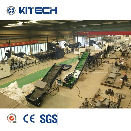 Plastic Recycling Machine for PE/PP/PA/PVC/ABS/PS/PC/Pet Washing and Pelletizing Granulating Recycling Line 