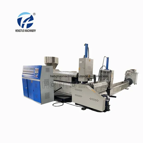 PP PE Waste Plastic Pelletizing Granulator Machine with CE 