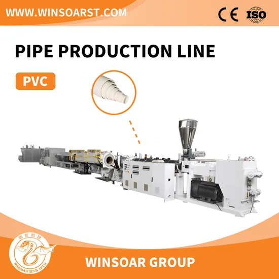 Plastic PVC/CPVC/UPVC Water& Electric Conduit Pipe/Tube (extruder, haul off, cutting winding, belling) Extrusion/Extruding Making Production Line Machine 