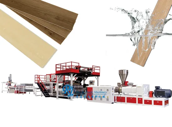 Spc Floor WPC Door Panel Wall Panel Profile Marble Sheet Extrusion Machinery 